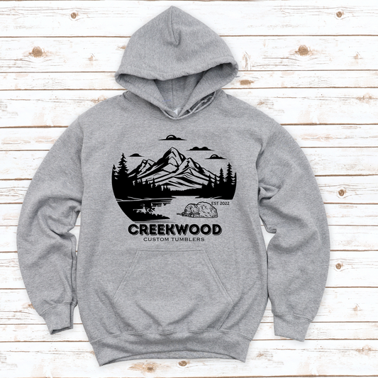 Half Cut Logo Hoodie